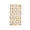 Z-Lite Harden Wall Sconce, 2-Light, 8 In.W x 4.5 In.L x 14.75 In.H, Modern Gold/White 1948-2S-MGLD - alternate 1